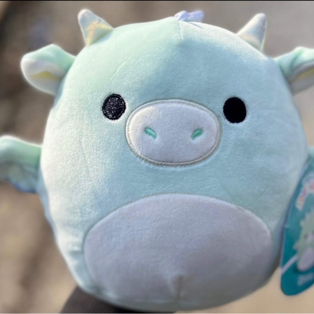 Squishmallows NWT Drew the Dragon 8” Stuffed Plush Collectible Toy